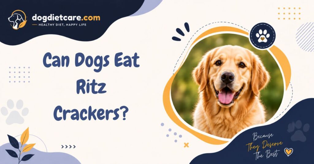 Can Dogs Eat Ritz Crackers