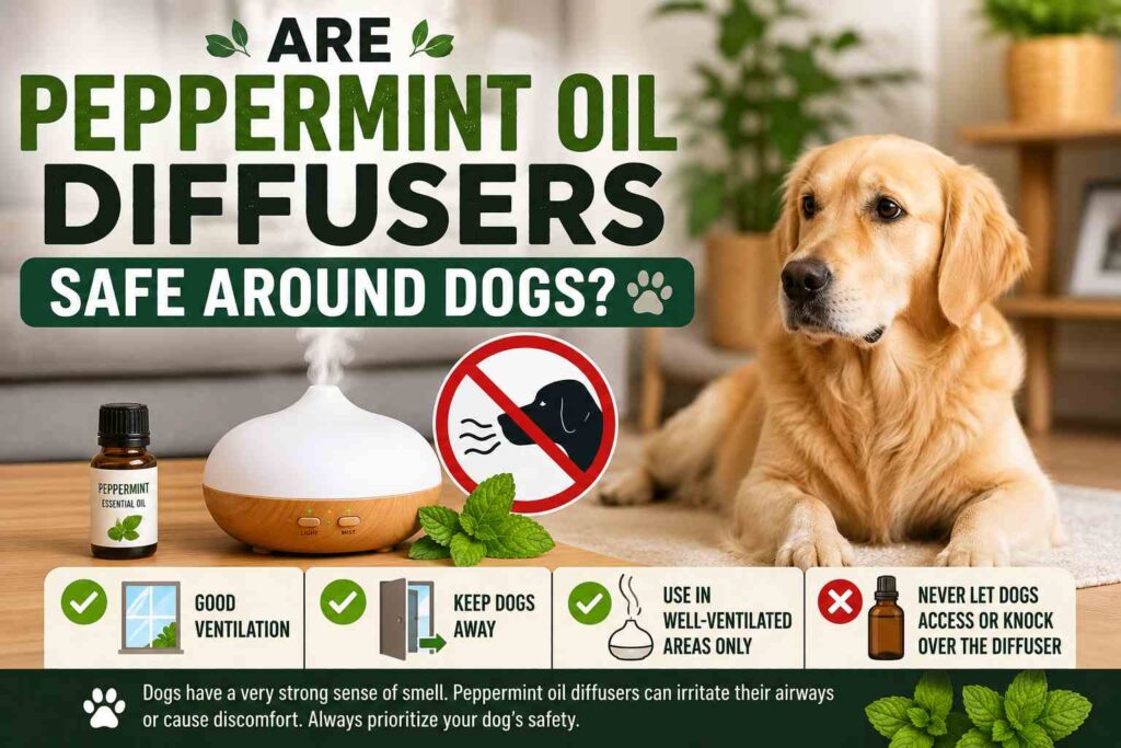 Are Peppermint Oil Diffusers Safe Around Dogs?