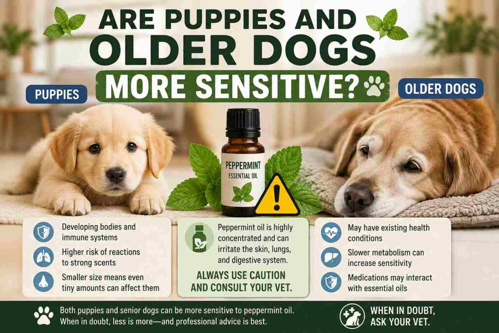 Are Puppies and Older Dogs More Sensitive?