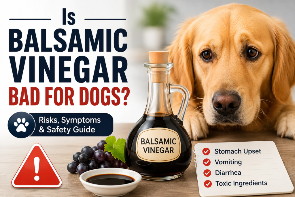 Is Balsamic Vinegar Bad for Dogs?